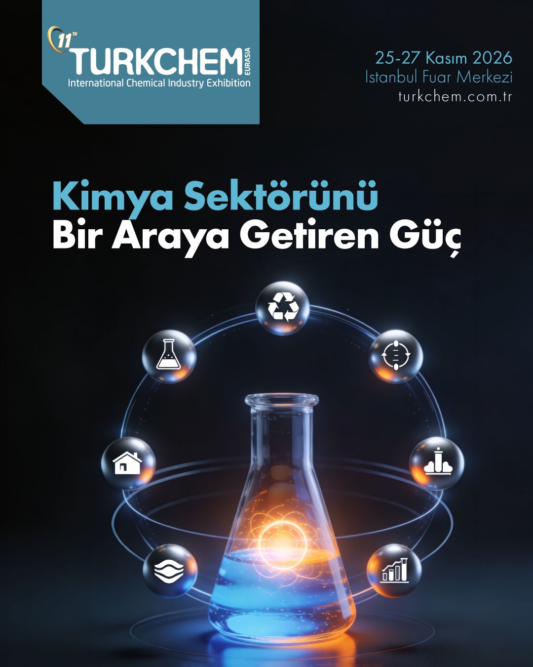 Alles rund um die Chemie kommt bei Turkchem Eurasia zusammen